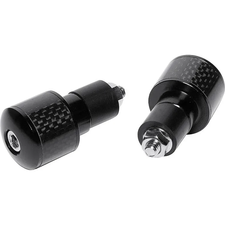 Hashiru Lenkerendenpaar Alu/Carbon ST04 für 18mm schwarz - Motorradteile & Ersatzteile - Lenker, Griffe & Hebel