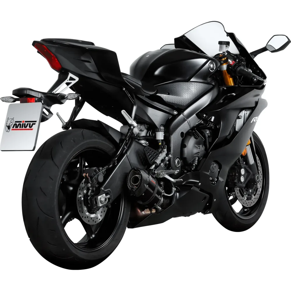 MIVV Suono Auspuff schwarz Y.063.L9 für Yamaha YZF R6 2017- - Motorradteile & Ersatzteile - Auspuff
