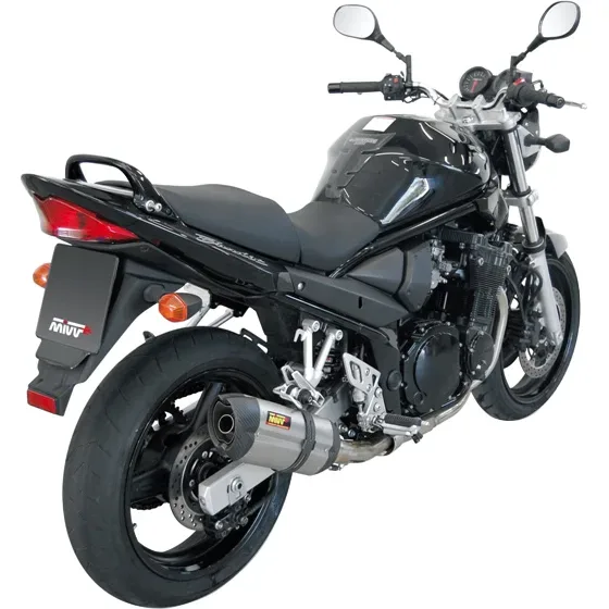 MIVV Suono Auspuff silber S.017.L7 für Suzuki GSF 650 Bandit/S B5 - Motorradteile & Ersatzteile - Auspuff