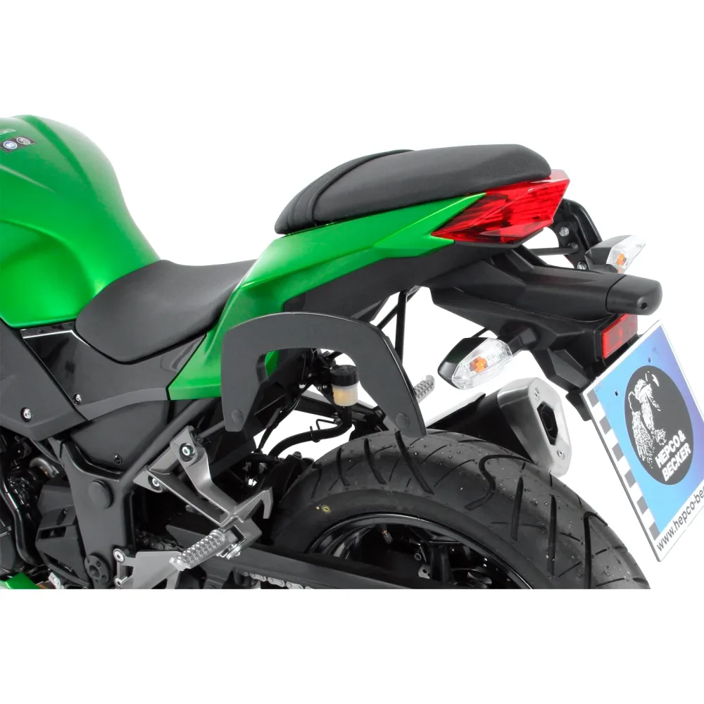 Hepco & Becker C-Bow Seitentaschenhalter schwarz für Kawasaki Z 300 - Motorradzubehör - Motorradgepäck