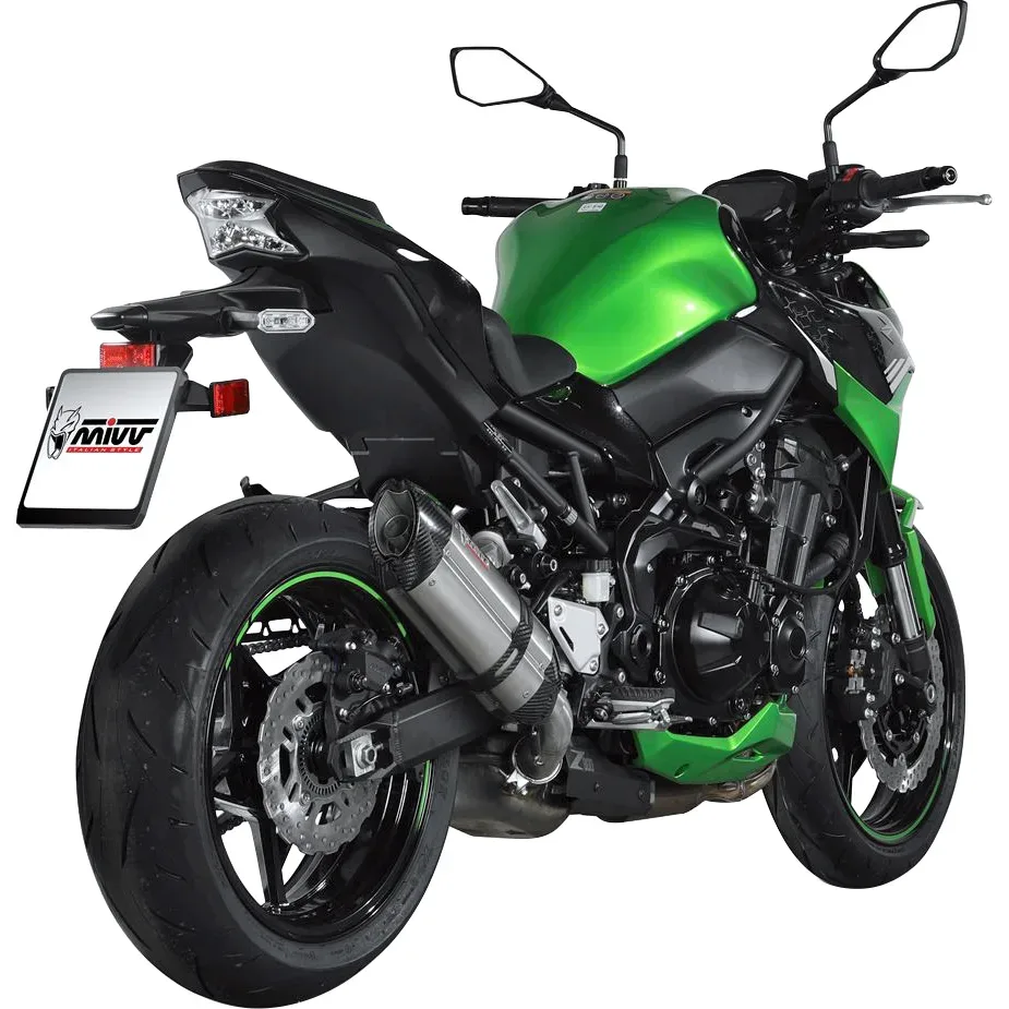 MIVV Suono Auspuff K.052.L7 silber für Kawasaki Z 900 2020 Euro4 - Motorradteile & Ersatzteile - Auspuff