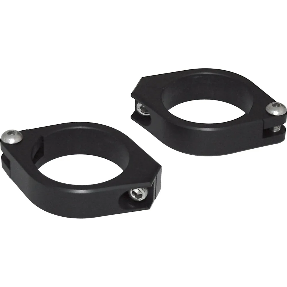 Highsider Standrohrschellenpaar Alu CNC 38-41mm schwarz - Motorradteile & Ersatzteile - Beleuchtung