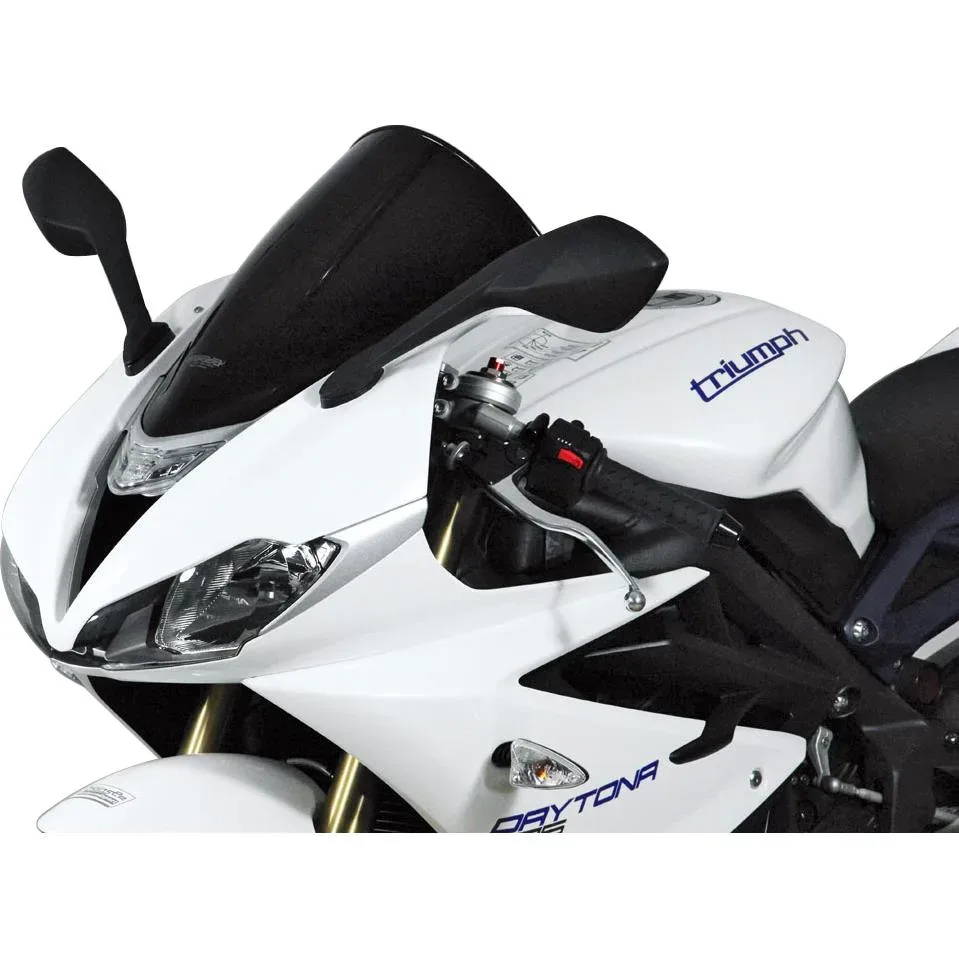 MRA Racingscheibe R schwarz für Triumph Daytona 675/ R 2013-2016 - Motorradteile & Ersatzteile - Anbauteile