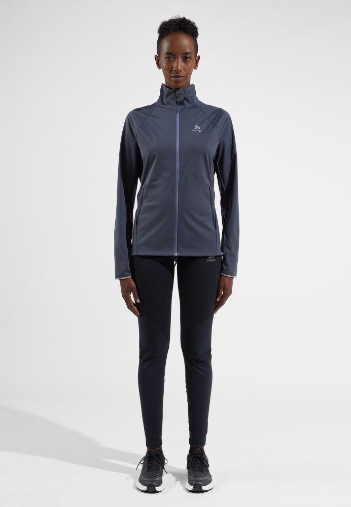 Odlo Zeroweight Pro Warm Laufjacke für Damen - Running - blau, M