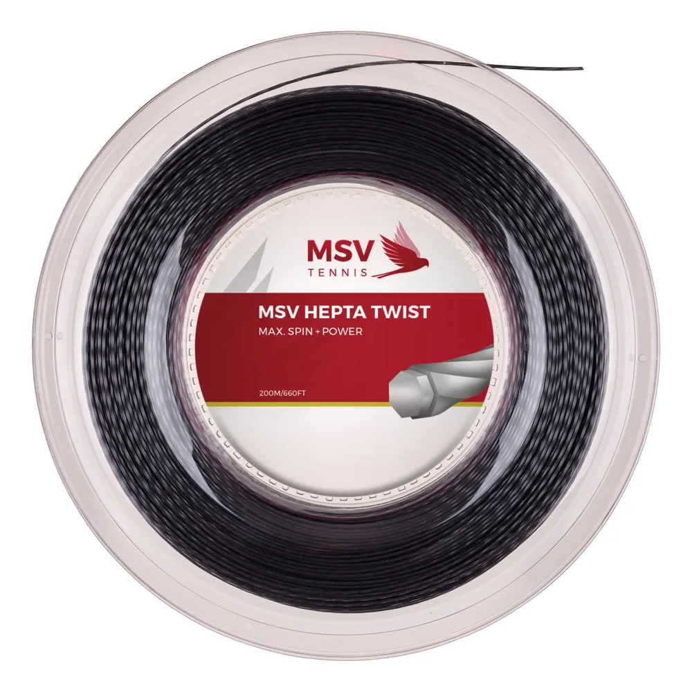 MSV Hepta - Twist Saitenrolle 200m - Anthrazit