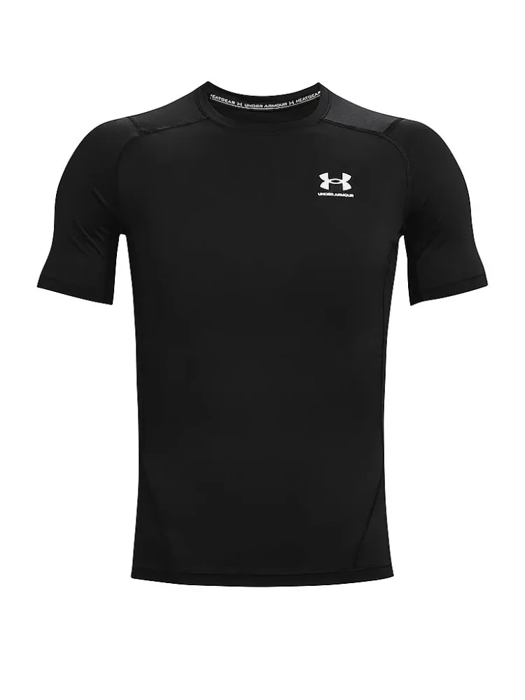 UNDER ARMOUR Herren Fitnessshirt HeatGear® Armour schwarz | M