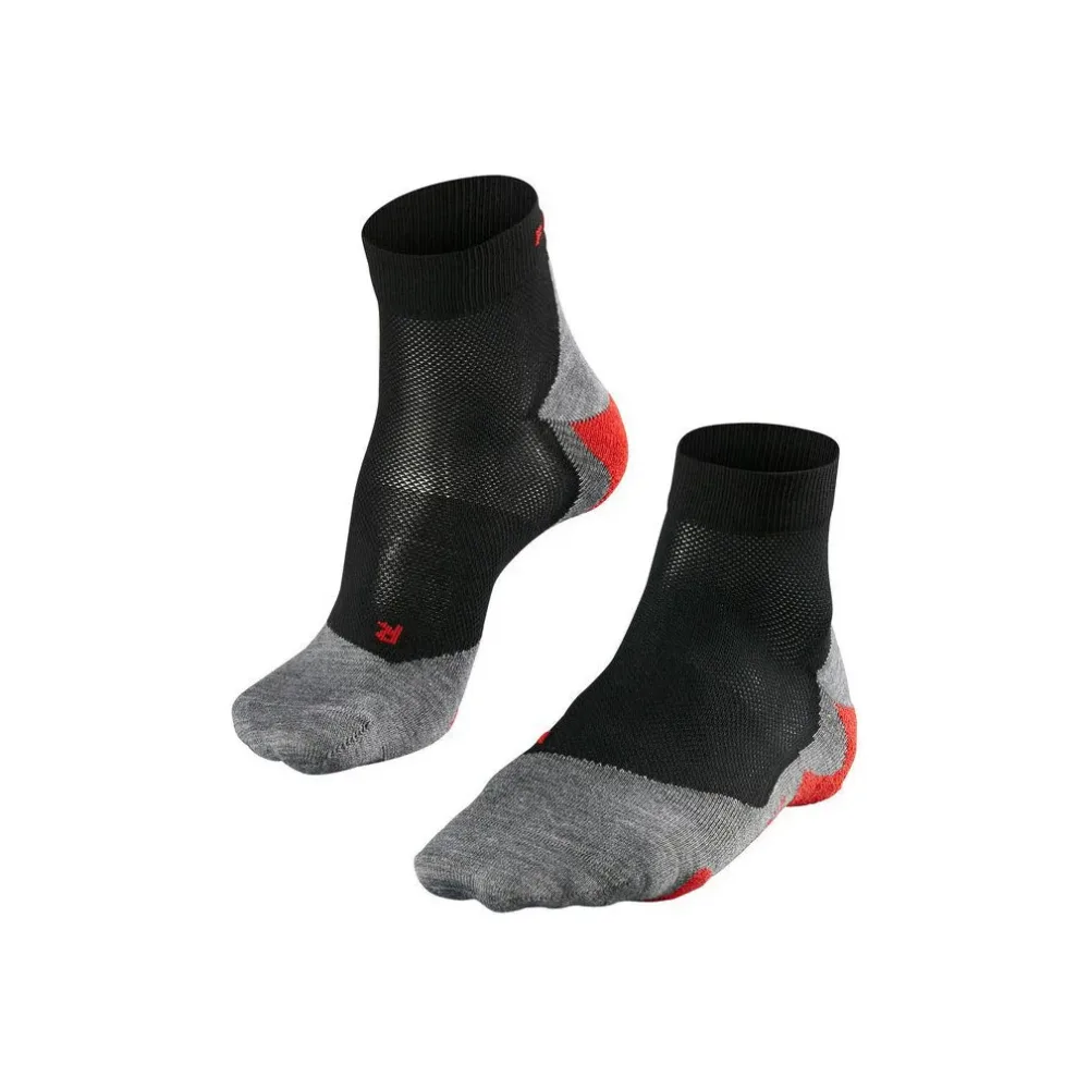 Falke RU5 Race Short Laufsocken Herren - Schwarz, Hellgrau