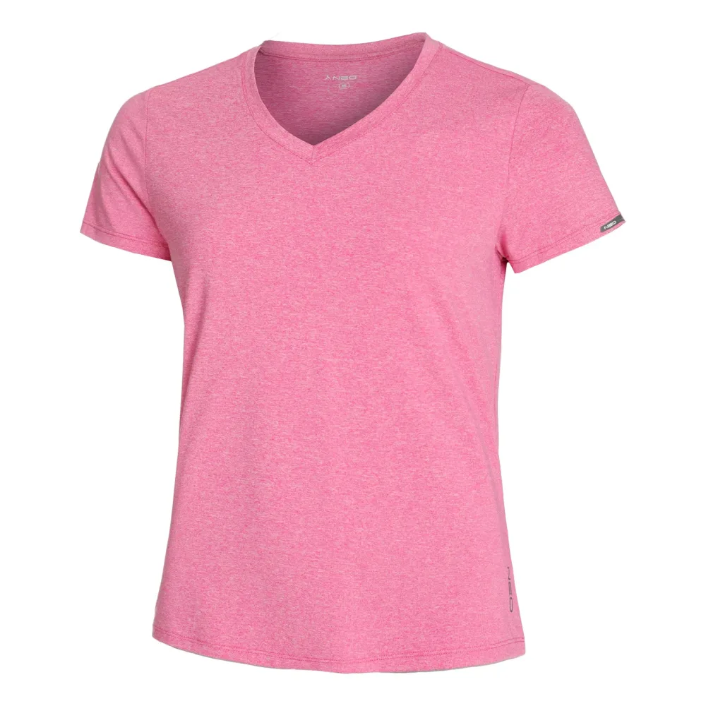NEO Flyweight V-Teeme Laufshirt Damen - Berry