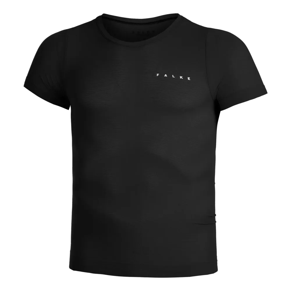 Falke Regular Shortsleeve Laufshirt Herren - Schwarz