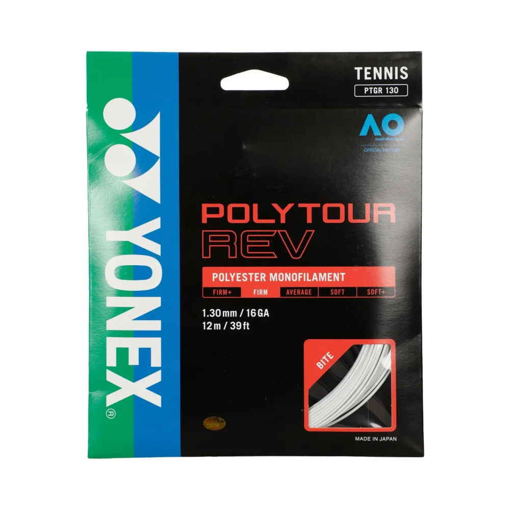 Yonex Poly Tour Rev Saitenset 12m - Weiß