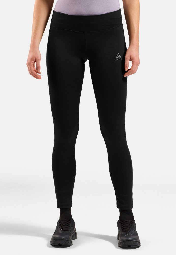Odlo Essential Warm Lauftights für Damen - Running - schwarz, L