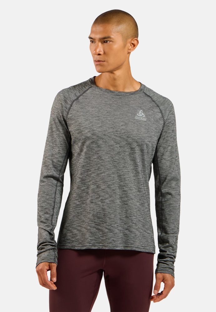Odlo X-Alp 115 Langarm-Laufshirt für Herren - Trail Running, Wandern - grün, XXL
