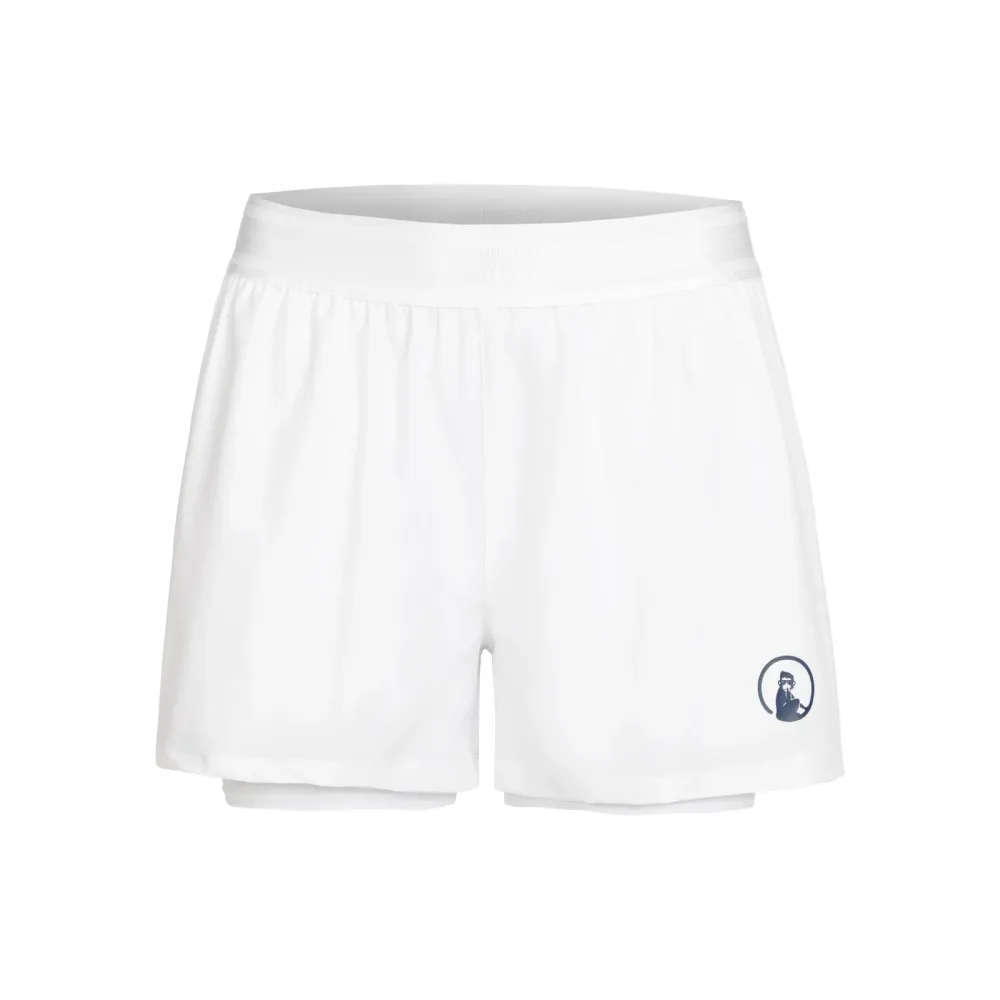 Quiet Please Point 2in1 Shorts Damen - Weiß