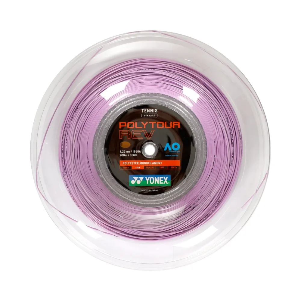 Yonex Poly Tour Rev Saitenrolle 200m - Lila