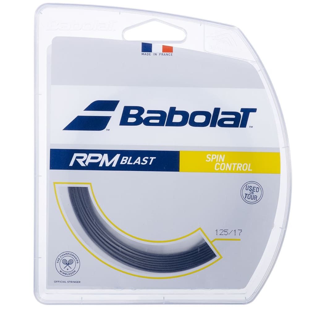 Babolat RPM Blast 125-17 Tennissaite Schwarz, Herren, Größe: 0