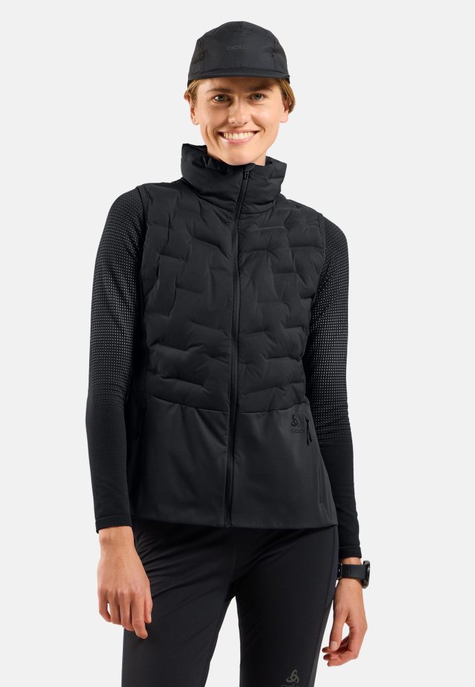 Odlo Zeroweight Insulator Laufweste für Damen - Skilanglauf, Running - schwarz, M