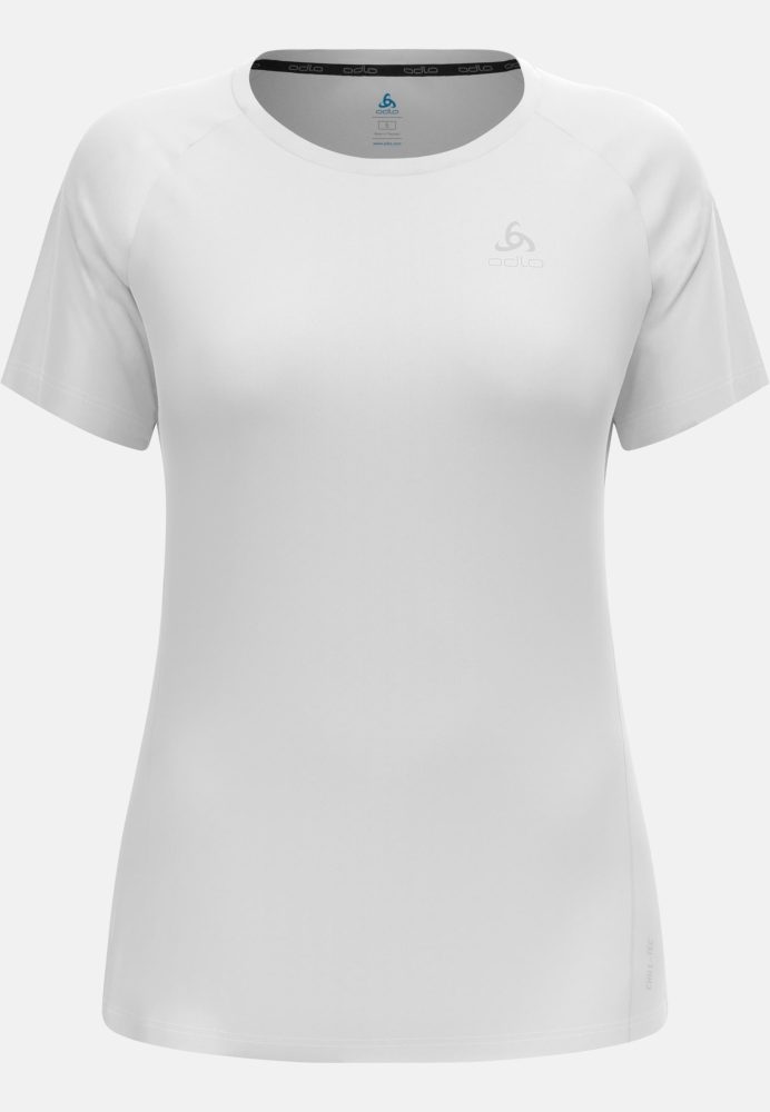 Odlo Essential Chill-Tec Lauf-T-Shirt für Damen - Trail Running, Running - weiss, XL