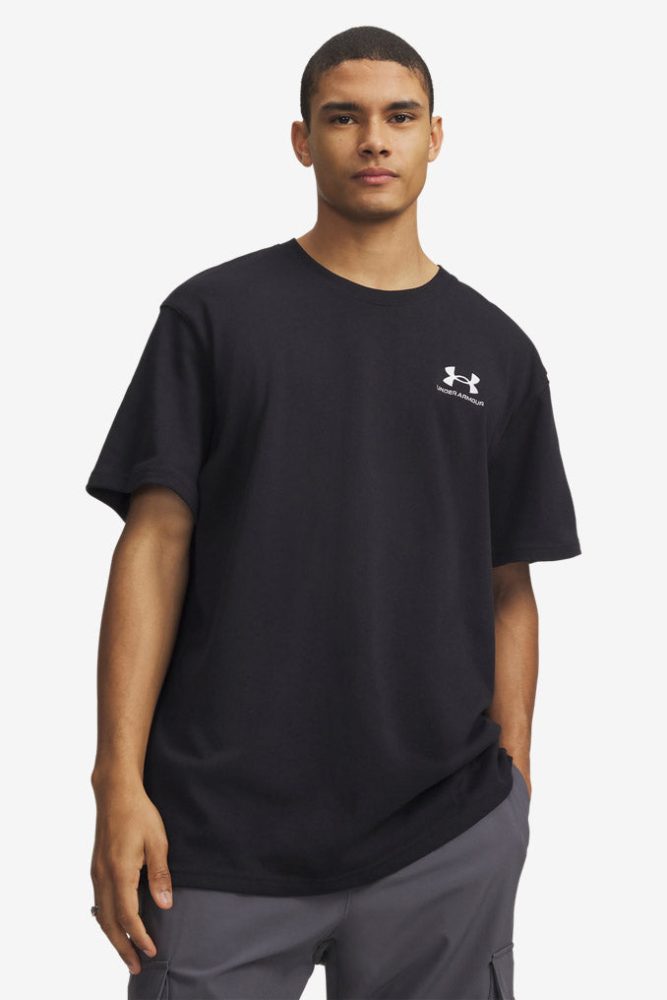 Under Armour Embroidered Heavyweight T-Shirt - Black M Herren