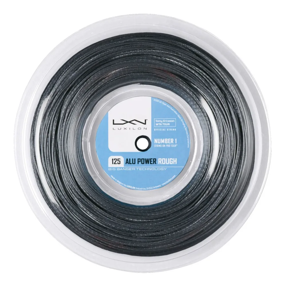 Luxilon Alu Power Rough Saitenrolle 220m - Silber
