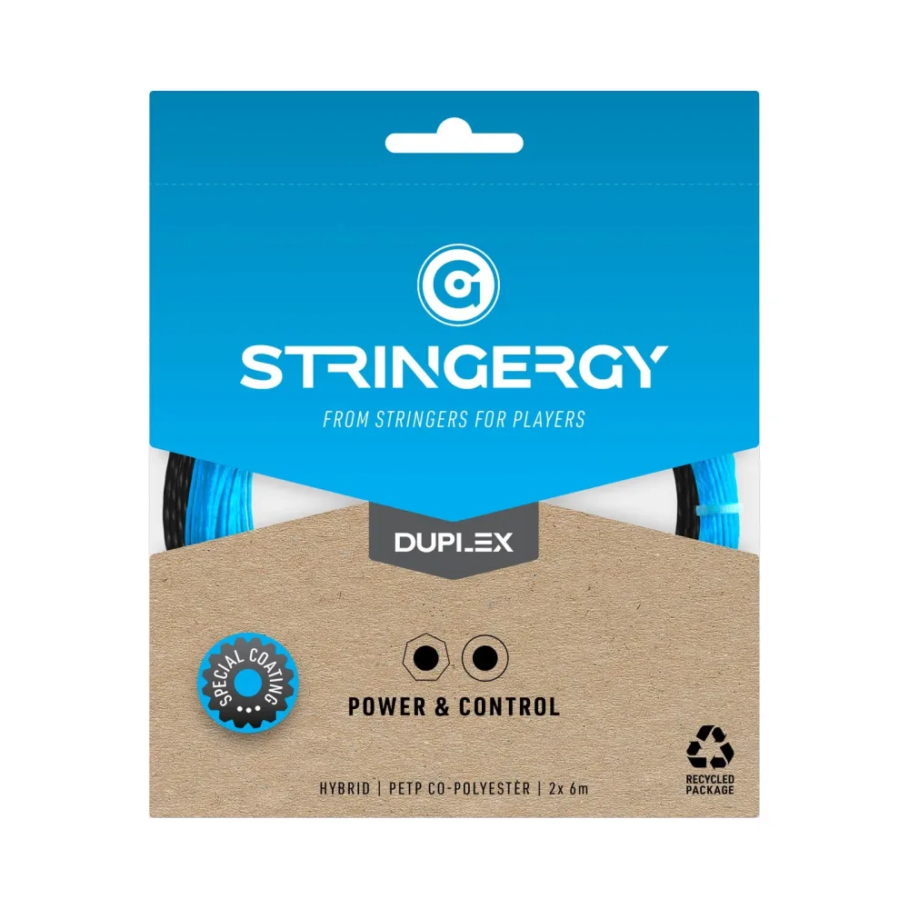 Stringergy Duplex Saitenset 2x 6m - Schwarz, Blau