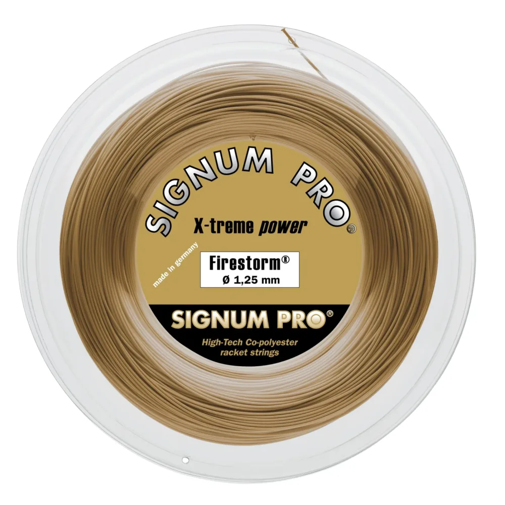 Signum Pro Firestorm Metallic Saitenrolle 200m - Gold