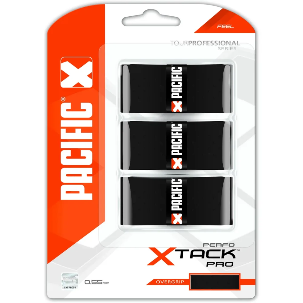 Pacific X Tack Pro Perfo 3er Pack - Schwarz