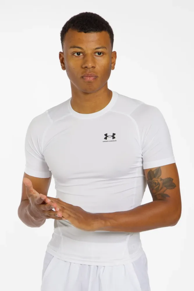 Under Armour Compression T-Shirt - White XL Herren