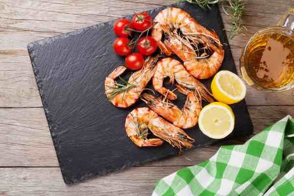Crevetten Garnelen Tiefkühlprodukte