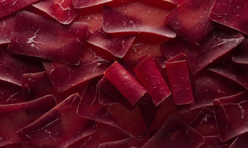 Bündnerfleisch Trockenfleisch Degustation