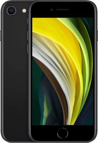 Apple iPhone SE 2 (2020) 128GB Schwarz  - guter Zustand mit Ladekabel Lightning (Trade)