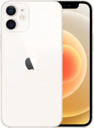 Apple iPhone 12 mini 64GB Weiss  - sehr guter Zustand mit Ladekabel Lightning (Trade)
