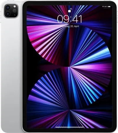 Apple iPad Pro 11.0 WiFi 2021 128GB Silber  - wie neu mit OVP und USB-C-Netzteil und Ladekabel (Trade)