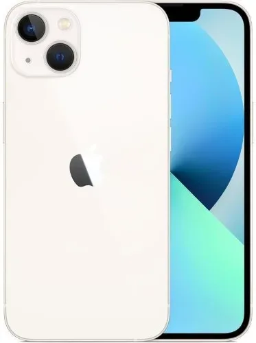 Apple iPhone 13 128GB Polarstern  - akzeptabler Zustand mit Ladekabel Lightning (Trade)