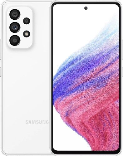 Samsung Galaxy A53 128GB Awesome White  - guter Zustand mit Ladekabel (Trade)