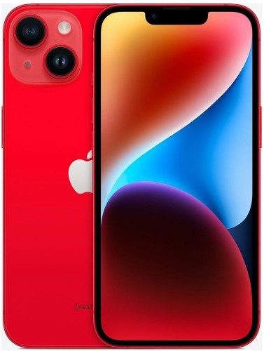 Apple iPhone 14 256GB Rot  - sehr guter Zustand mit Ladekabel Lightning (Trade)