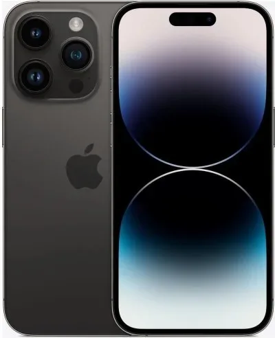 Apple iPhone 14 Pro 256GB Space Schwarz  - guter Zustand mit OVP und Ladekabel Lightning (Trade)