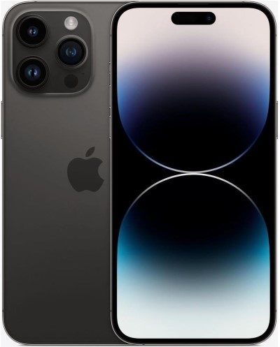 Apple iPhone 14 Pro Max 128GB Space Schwarz  - guter Zustand mit Ladekabel Lightning (Trade)