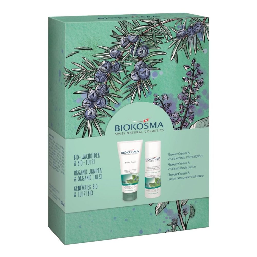 BIOKOSMA Geschenkset 2025 Wacholder Tulsi (2-teilig)