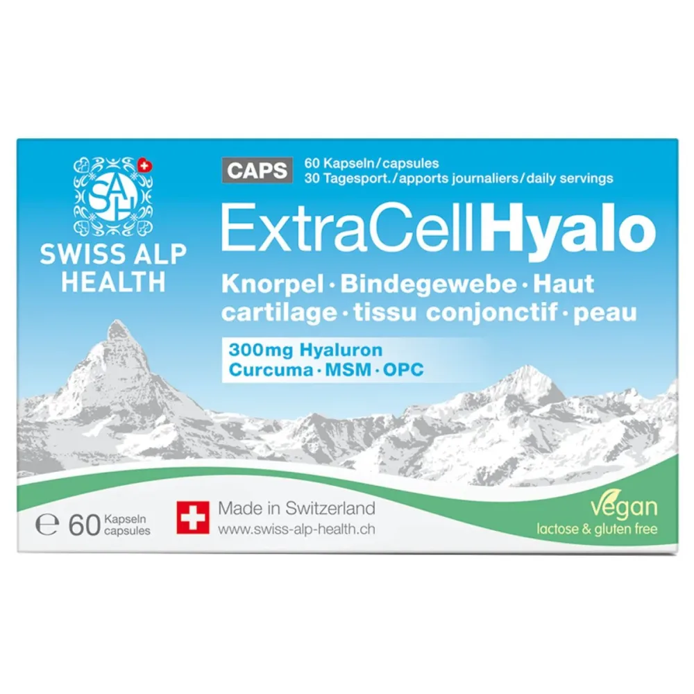 Swiss Alp Health Extra Cell Hyalo Kapseln (60 Stk)