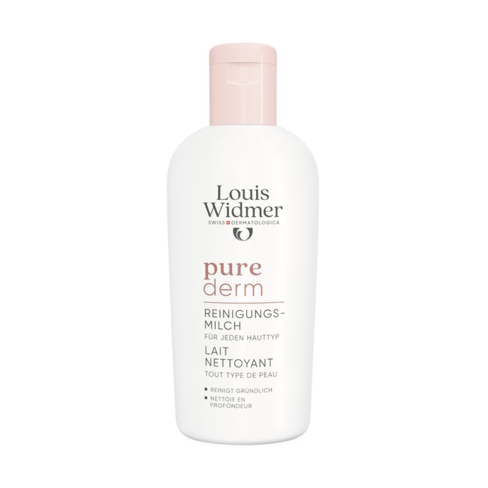 Louis Widmer Purederm Reinigungsmilch 200 ml ohne Parfum