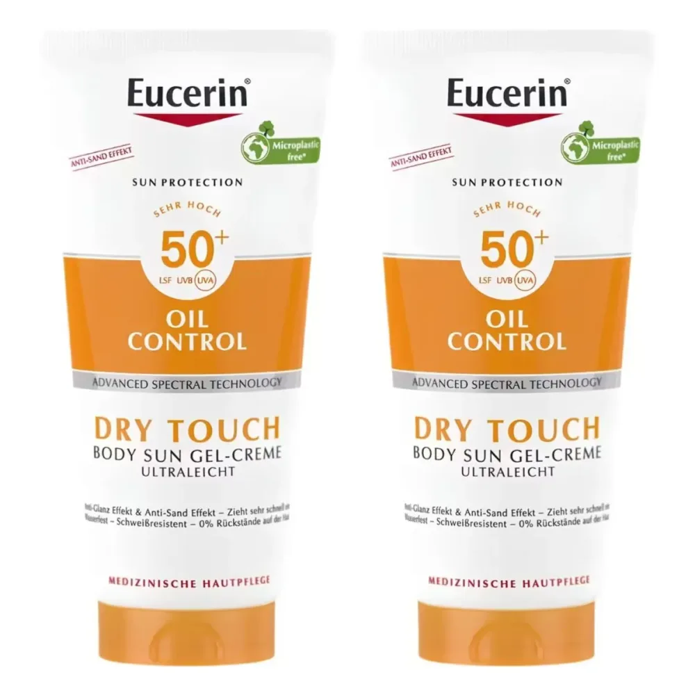 Eucerin Sun Body Oil Control Gel-Creme LSF 50+ 2x 200 ml
