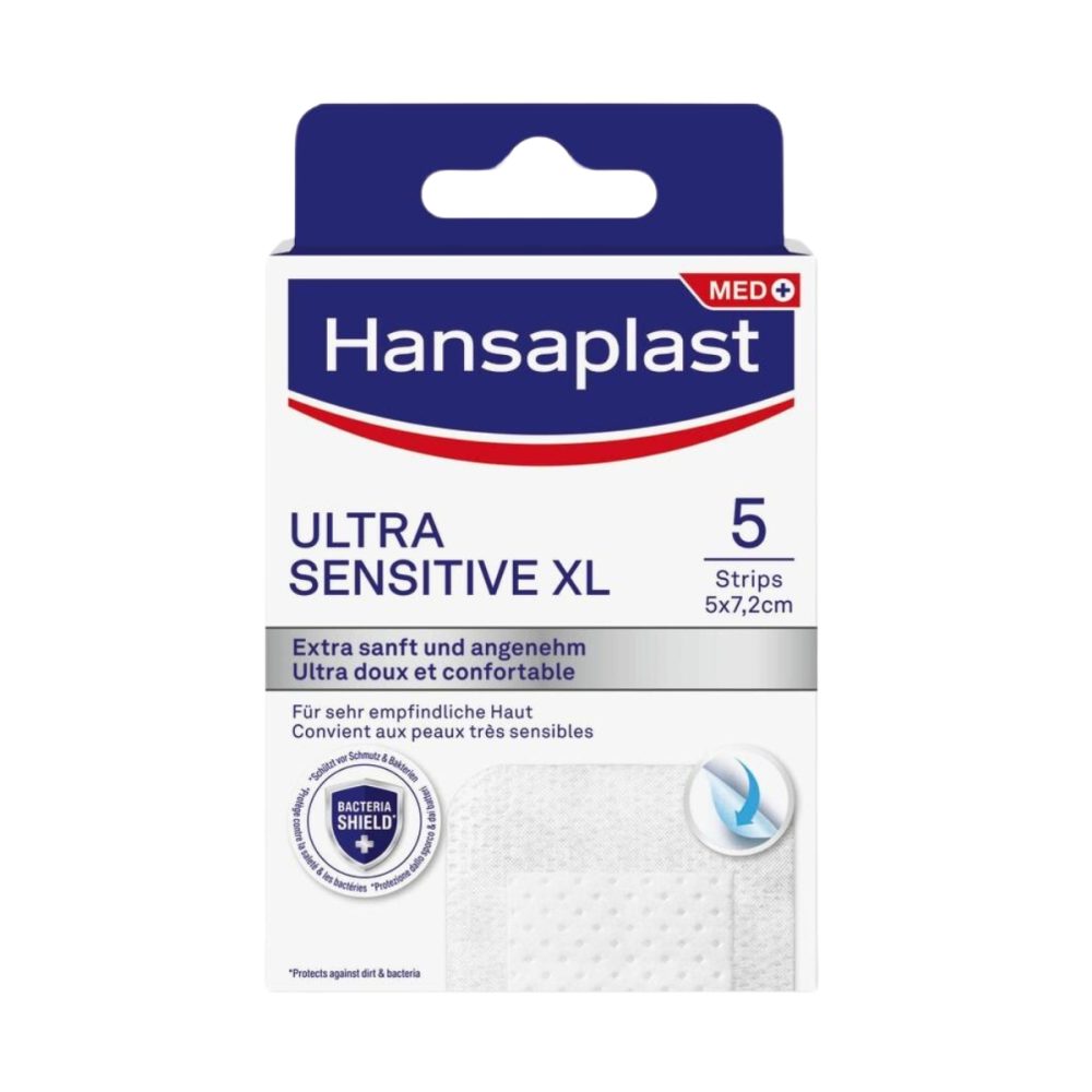 Hansaplast Wundverband XL Ultra Sensitive 5 Stück