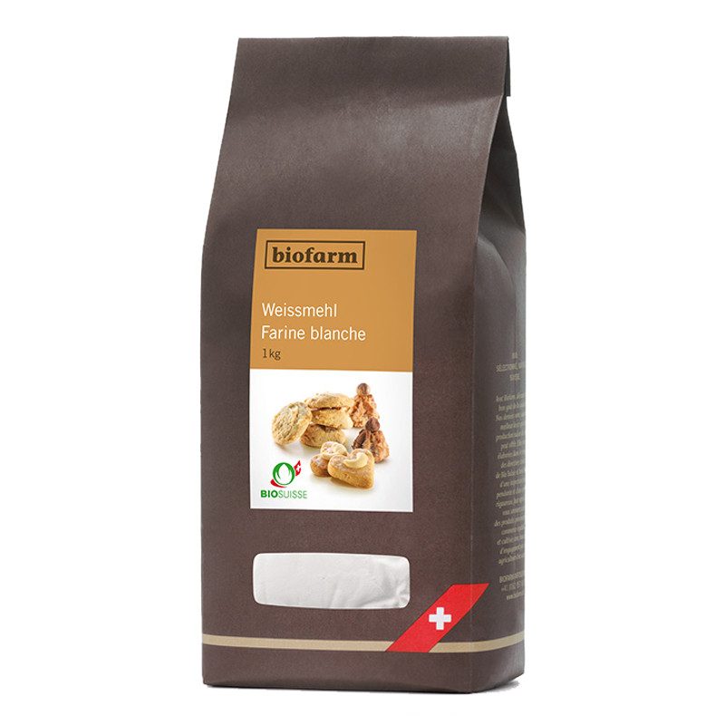 Biofarm Weissmehl Knospe Beutel 1 kg