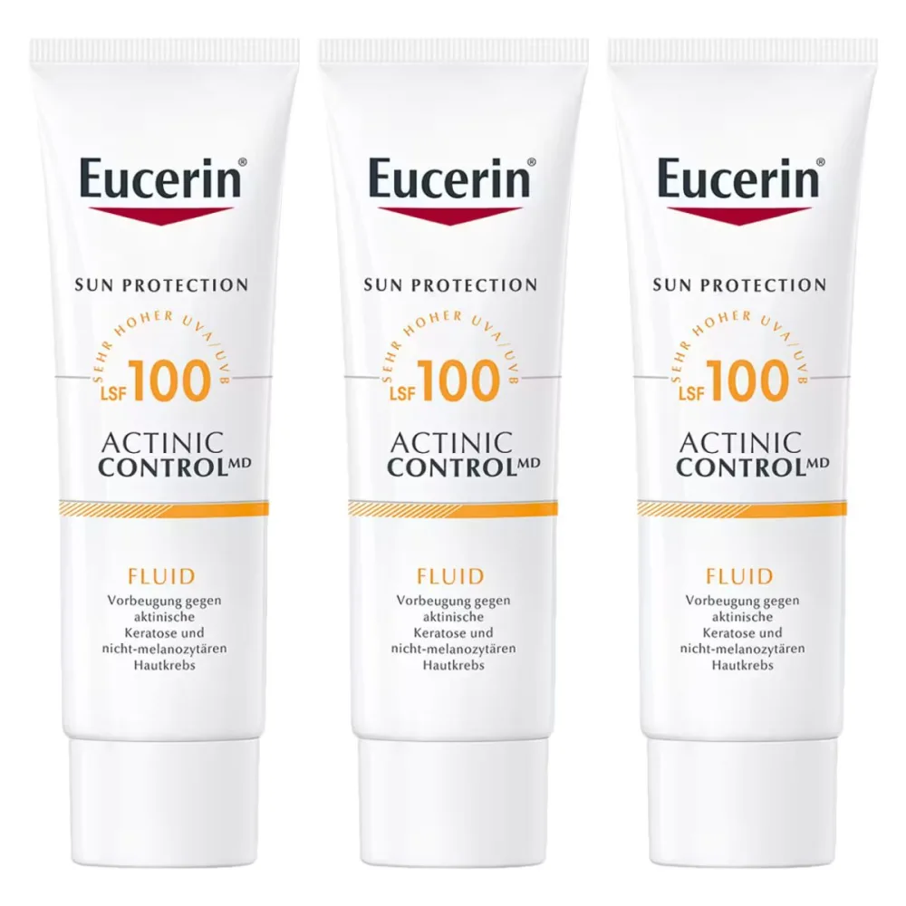 Eucerin Sun Actinic Control Fluid LSF 100 3x 80 ml