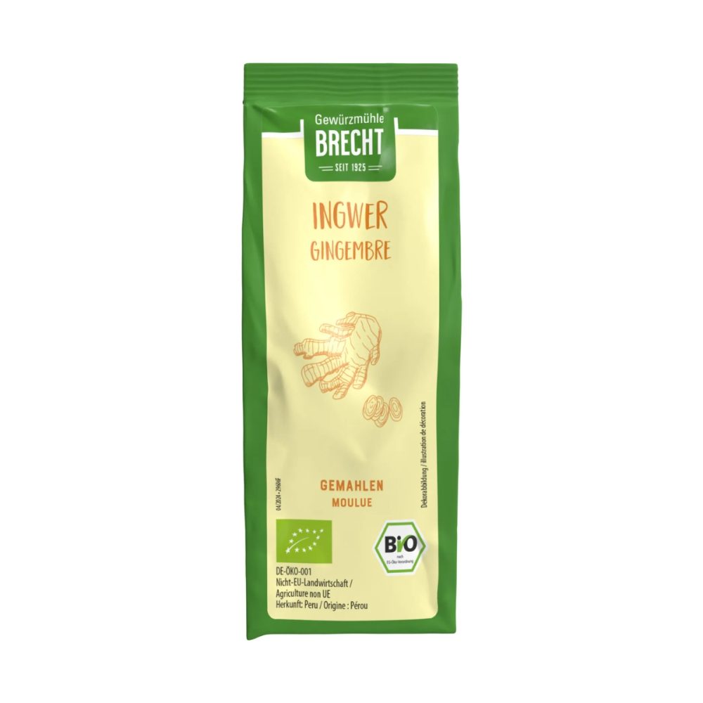 Brecht Ingwer gemahlen Bio Beutel 40 g
