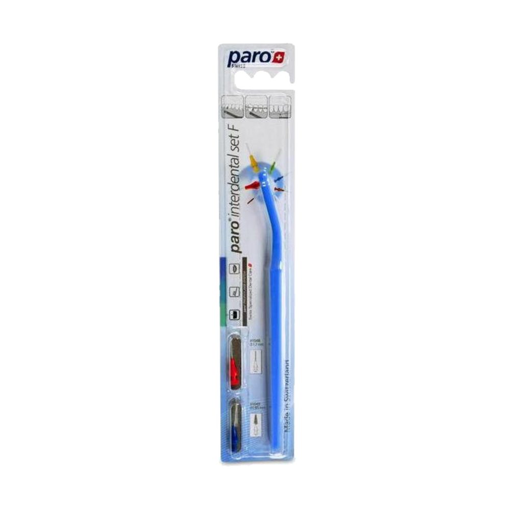 Paro Kunststoffhalter F Set mit 2 Bürsten
