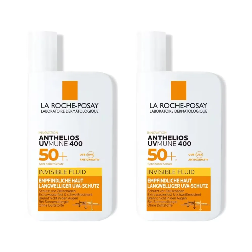 La Roche Posay Anthelios UVMune 400 Invisible Fluid LSF 50+ 2x 50 ml