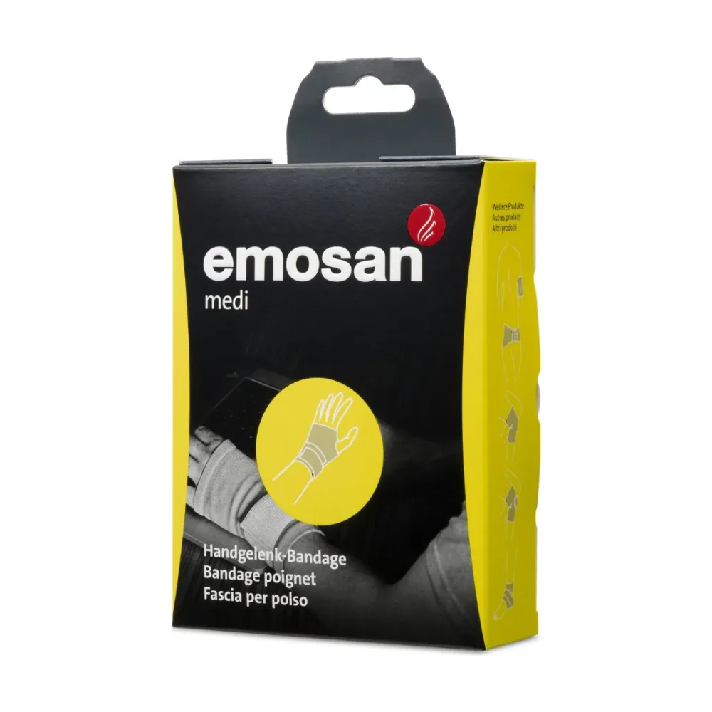 Emosan medi Knie-Bandage M, Umfang Knie 36-38cm (1 Stk)