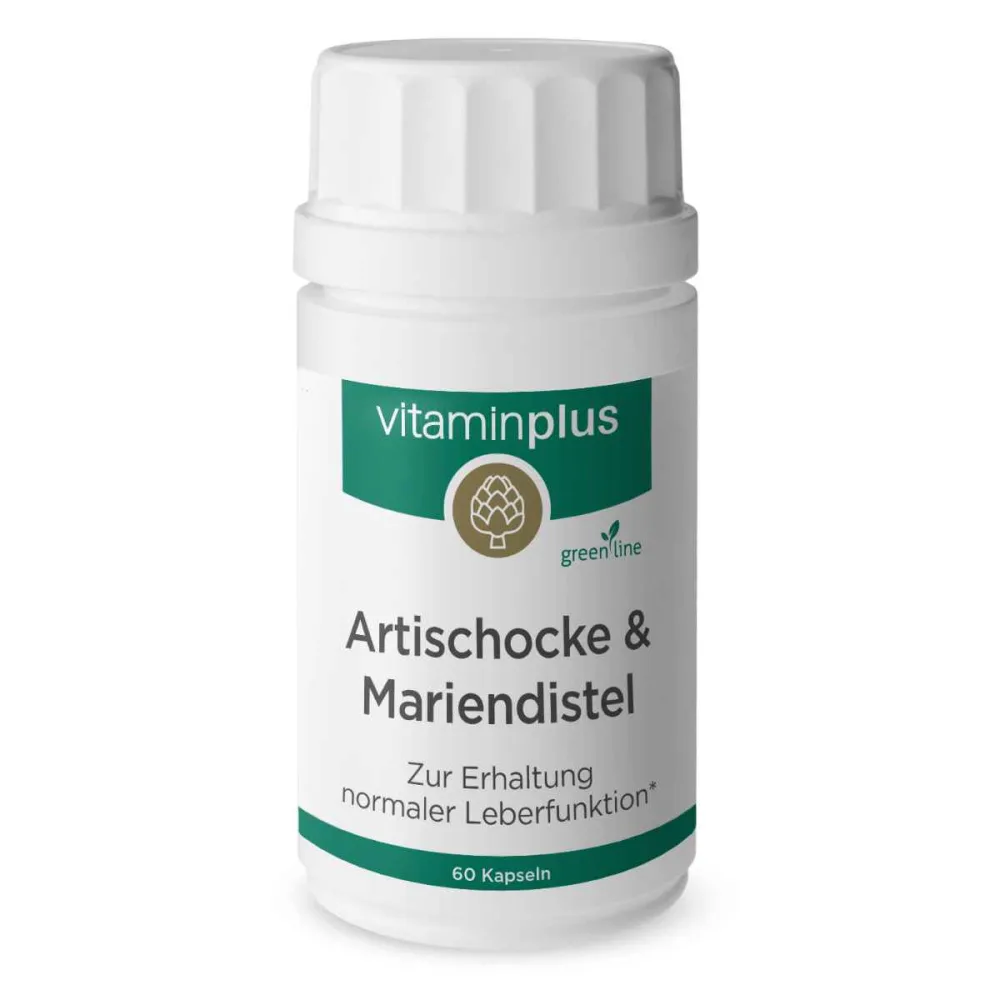 Vitaminplus Artischocke & Mariendistel Kapseln 60 Stück