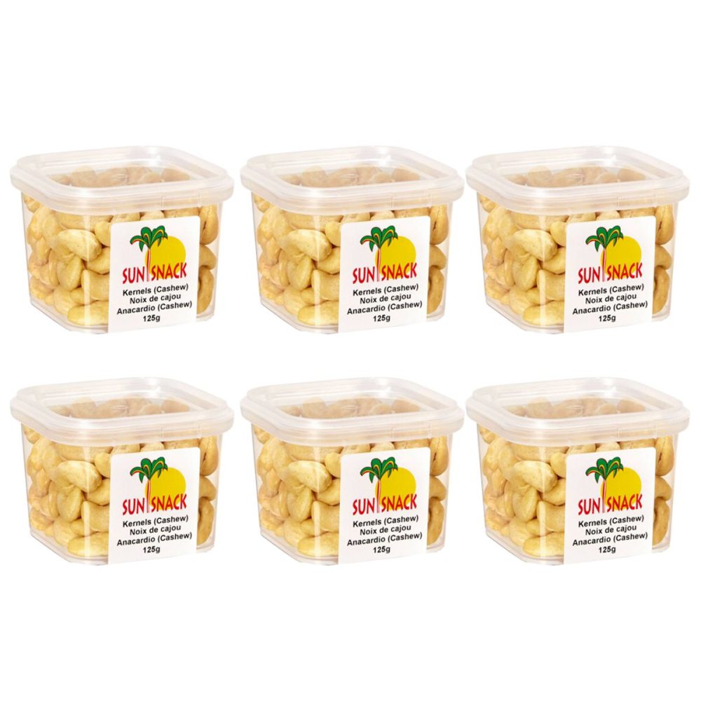 Sun Snack Cashews 6 Dosen 125 g